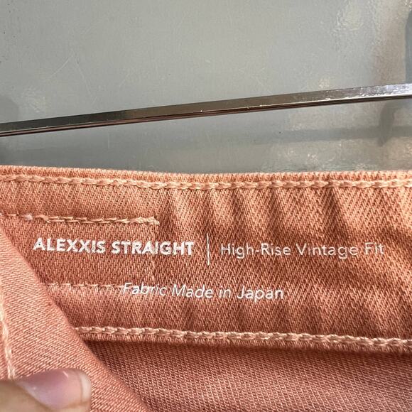 AG Adriano Goldschmied Tie Dye Straight High Rise Vintage Jeans Size 29 - Picture 8 of 9